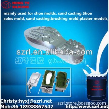silicone rubber for shoe sole molds making